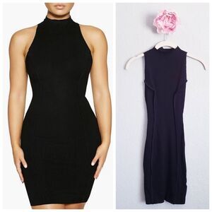 Naked Wardrobe Black Snatched &‎ Sexy Sleeveless Minidress